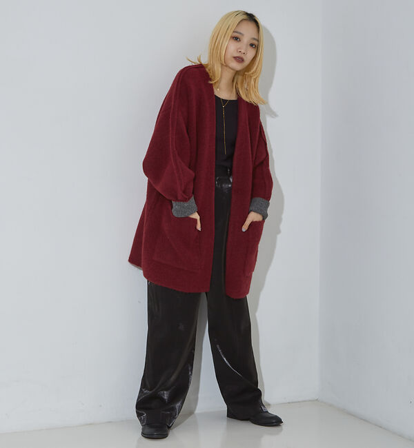 NOMINE「袖ボリュームニットコート」|その他|