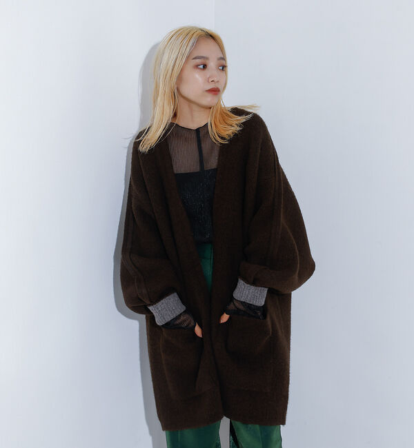NOMINE「袖ボリュームニットコート」|その他|