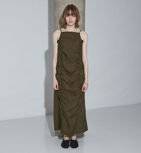 NOMINE「ギャザー キャミワンピース」|ワンピース|