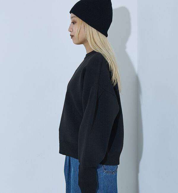 NOMINE「プレーティングニット プルオーバー（ラメ混・無地）」|ニット・セーター|