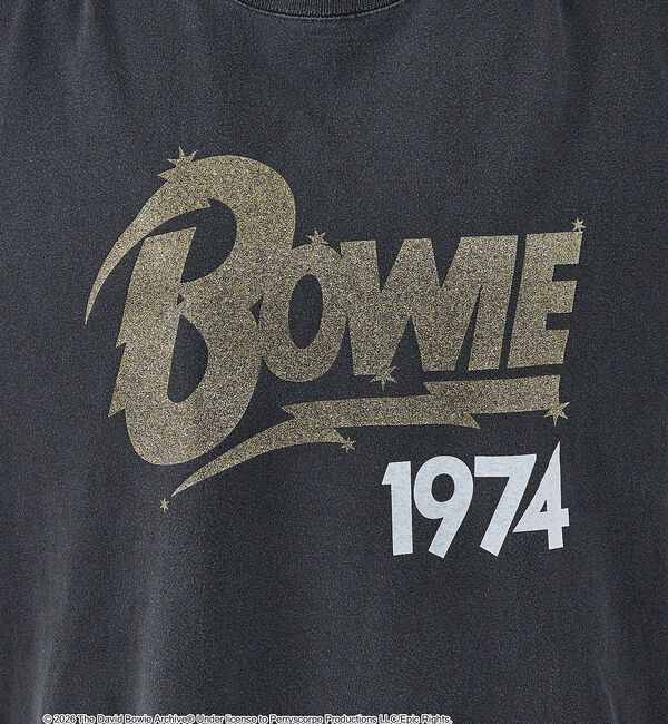 NOMINE「【GOOD ROCK SPEED】DAVID BOWIE グリッタープリント 半」|Tシャツ・カットソー|