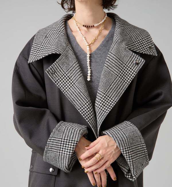 Liesse「【大草直子さんコラボ】リバーシブルコート」|その他|