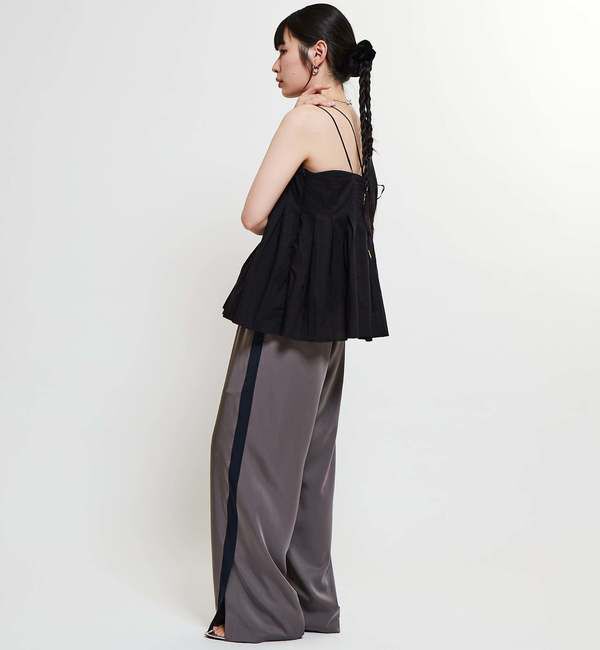 Soffitto「インド綿タックフレアーキャミブラウス」|シャツ・ブラウス|