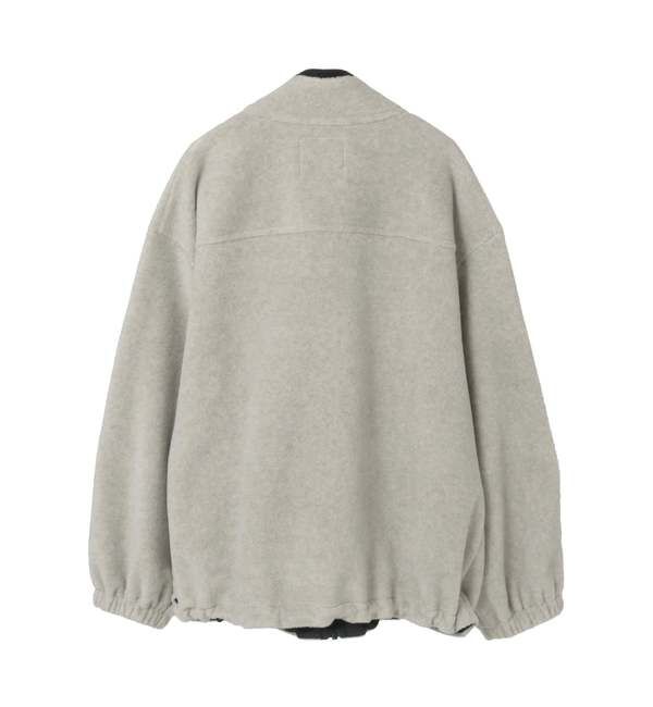 SOFFITTO「ジップ付きオーバーサイズフリースブルゾン」|ブルゾン・スタジャン|