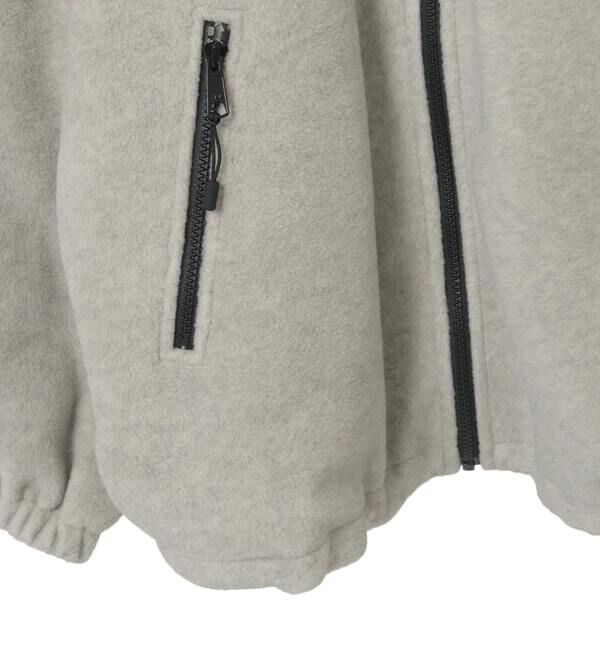 SOFFITTO「ジップ付きオーバーサイズフリースブルゾン」|ブルゾン・スタジャン|