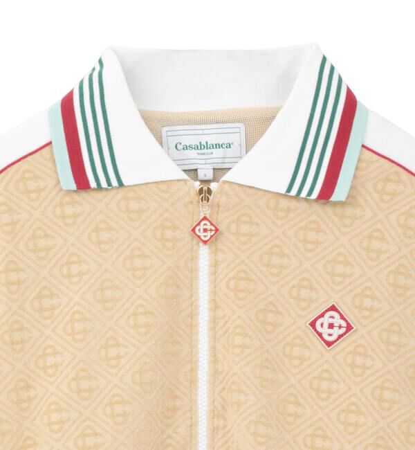 SOFFITTO「【Casablanca/カサブランカ】MF23-JTP-179-01  ジップアップブルゾン」|ブルゾン・スタジャン|