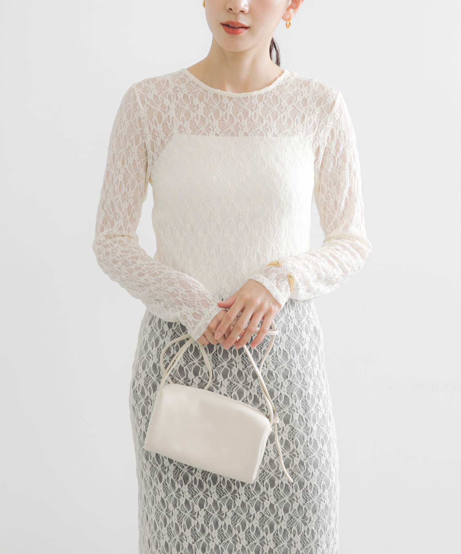 URBAN RESEARCH「ストレッチレースカットワンピース」|ワンピース|