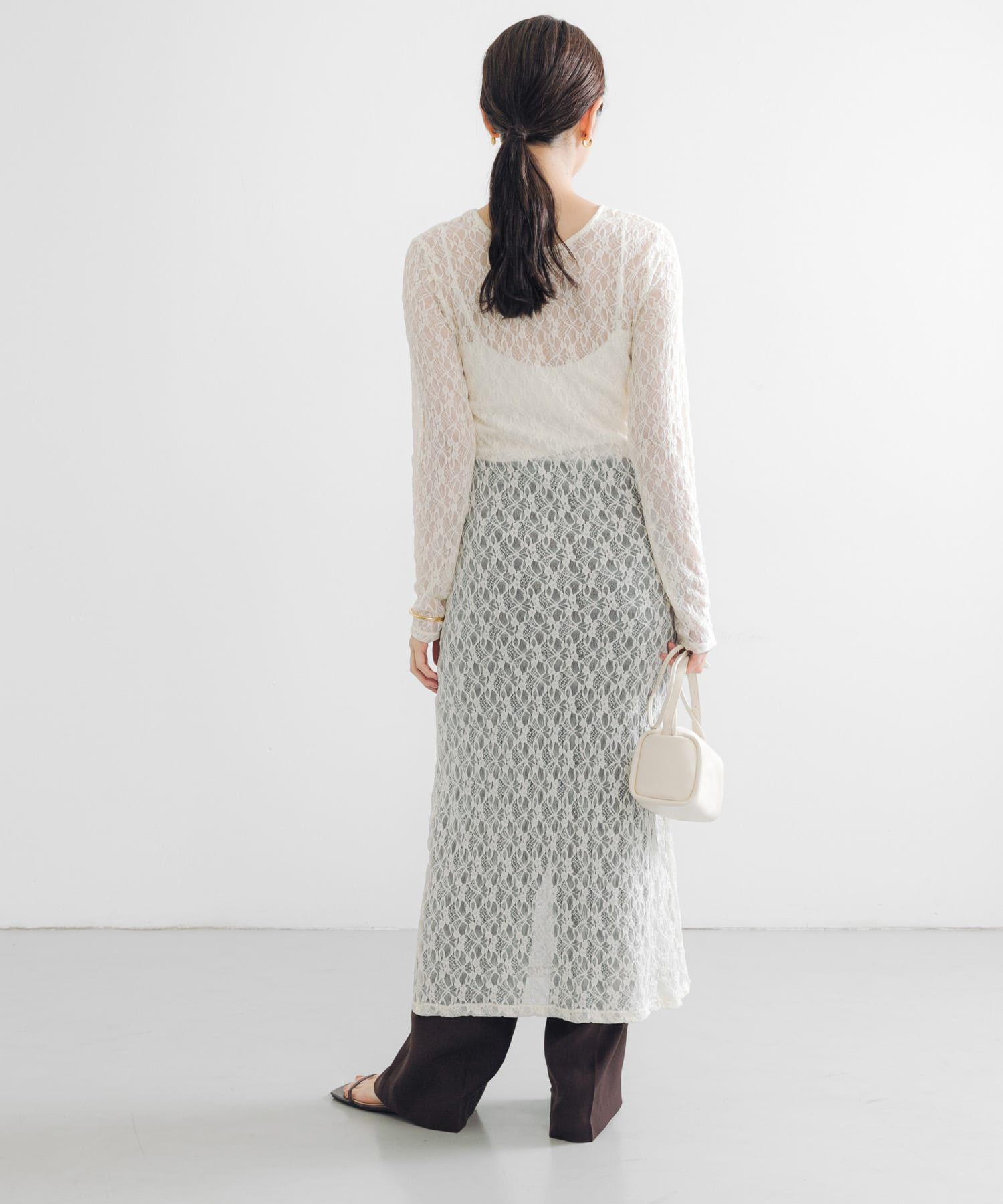 URBAN RESEARCH「ストレッチレースカットワンピース」|ワンピース|