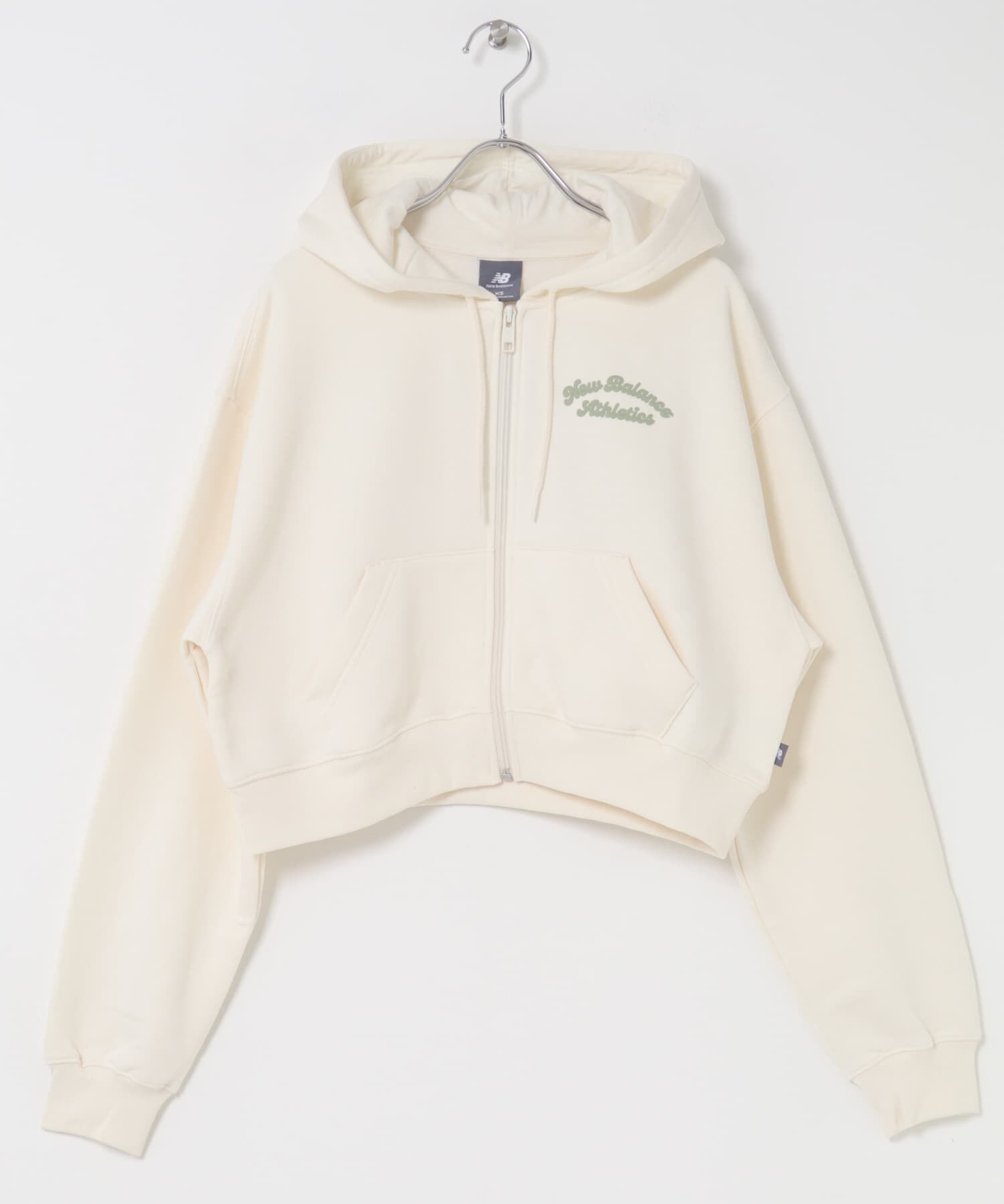 URBAN RESEARCH DOORS「NEW BALANCE　フリースフルジップ」|パーカー|アイボリー