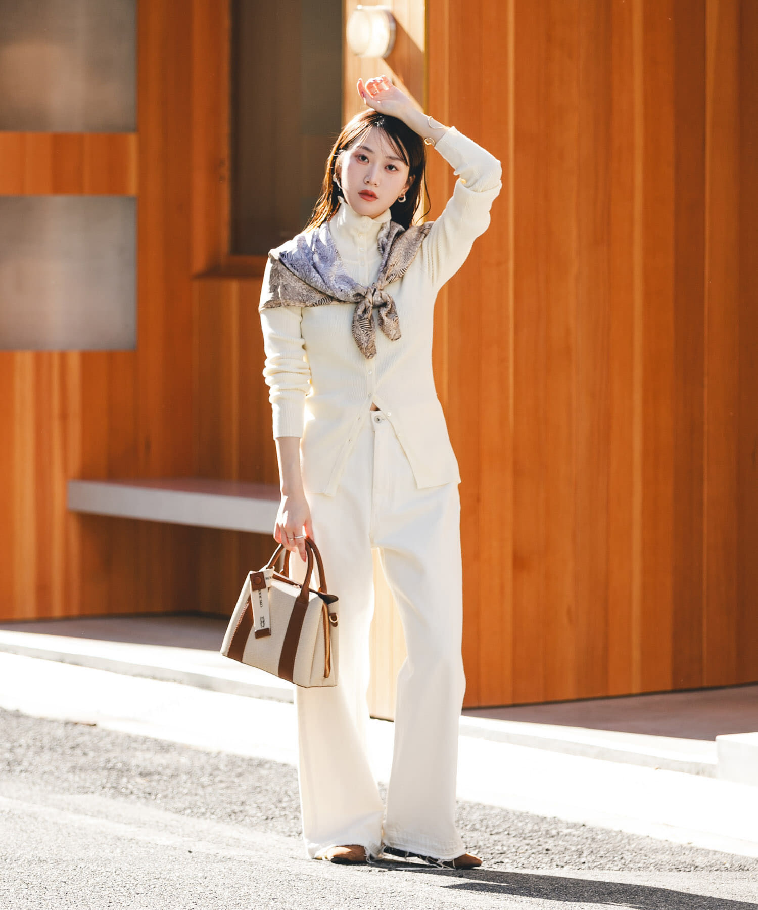 RODE SKO「ロゴリボン付2WAYハンドバッグ」|ハンドバッグ|