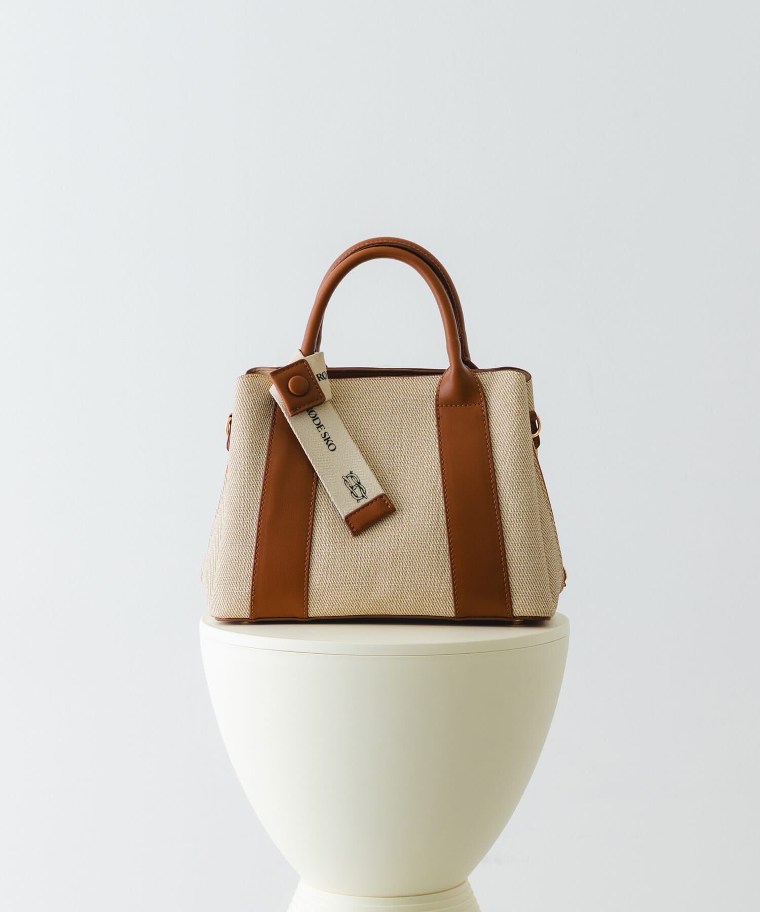 RODE SKO「ロゴリボン付2WAYハンドバッグ」|ハンドバッグ|