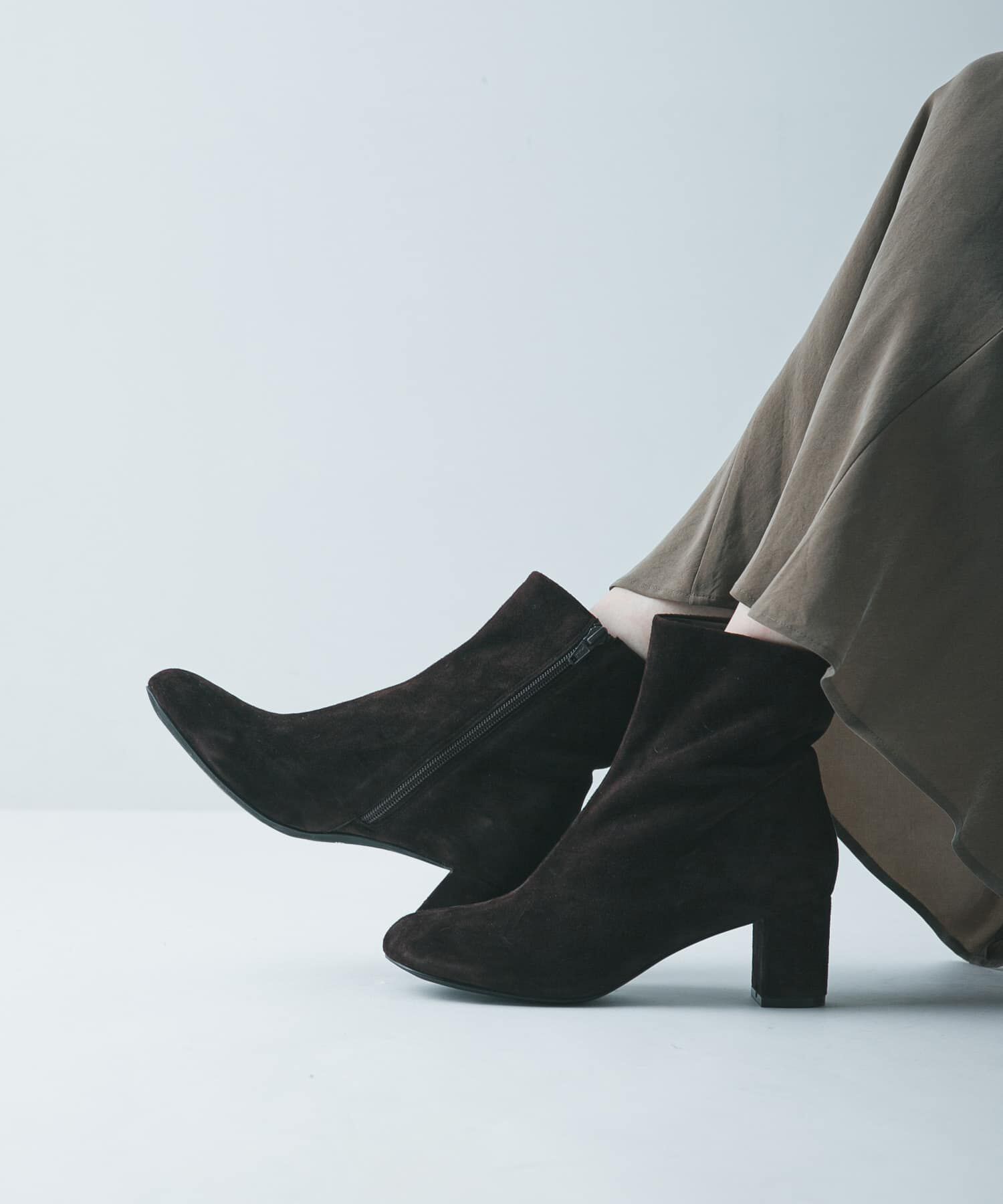 URBAN RESEARCH「オブリークトゥスエードブーツ」|ショートブーツ|