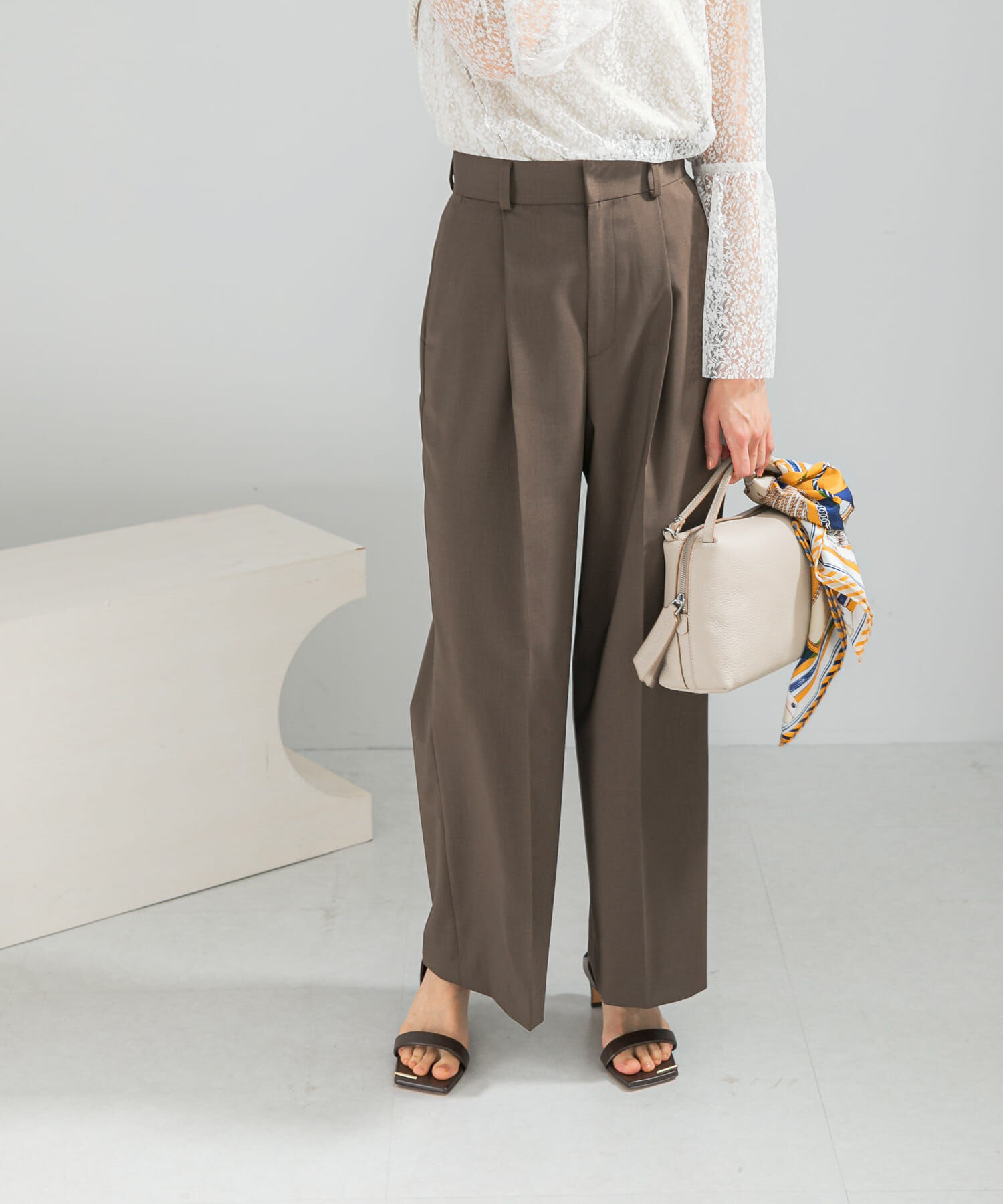 URBAN RESEARCH ROSSO「防シワハイウエストワイドスラックス」|その他|