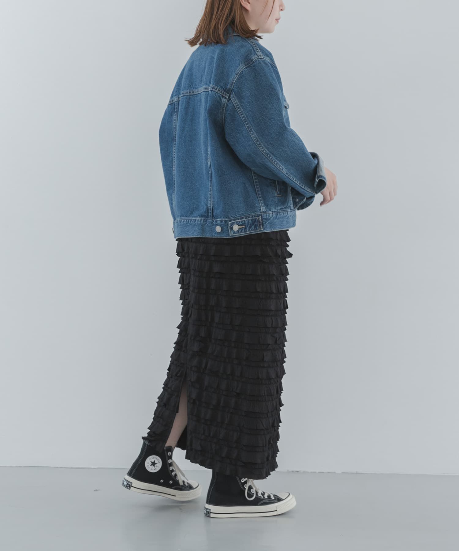 Sonny Label 「『WEB限定』カットフリルナロースカート」|スカート|