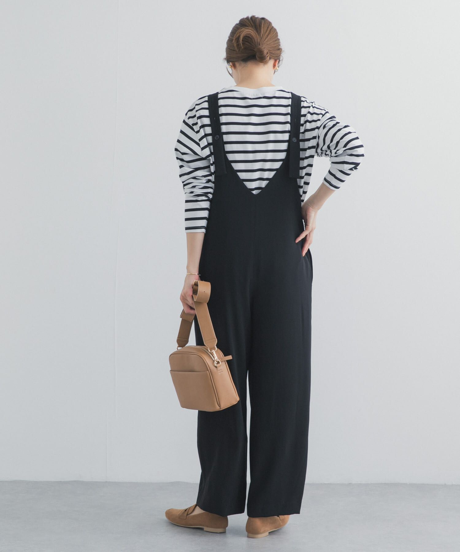 URBAN RESEARCH DOORS「ジョーゼットタックサロペット」|スカート|