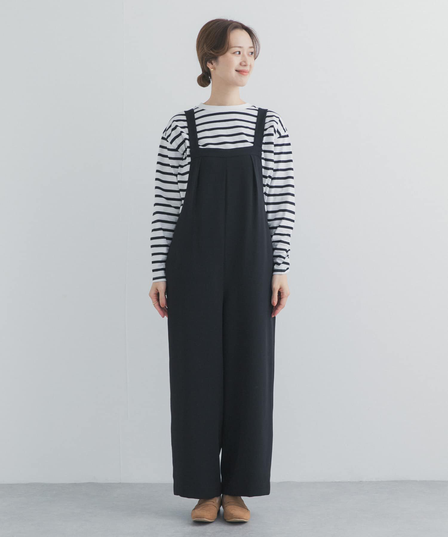 URBAN RESEARCH DOORS「ジョーゼットタックサロペット」|スカート|