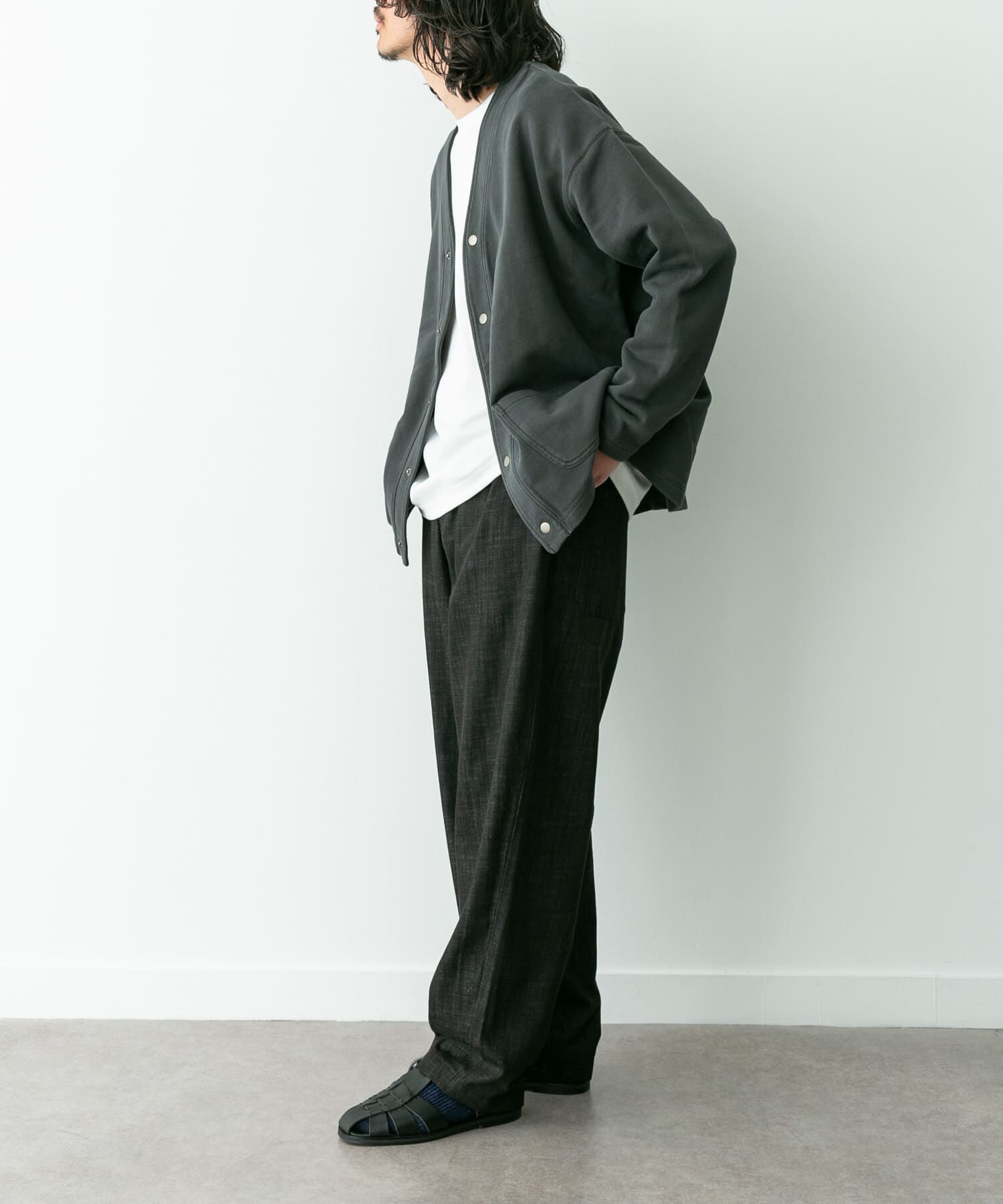 Sonny Label 「デニムライクイージーワイドパンツ」|デニム|