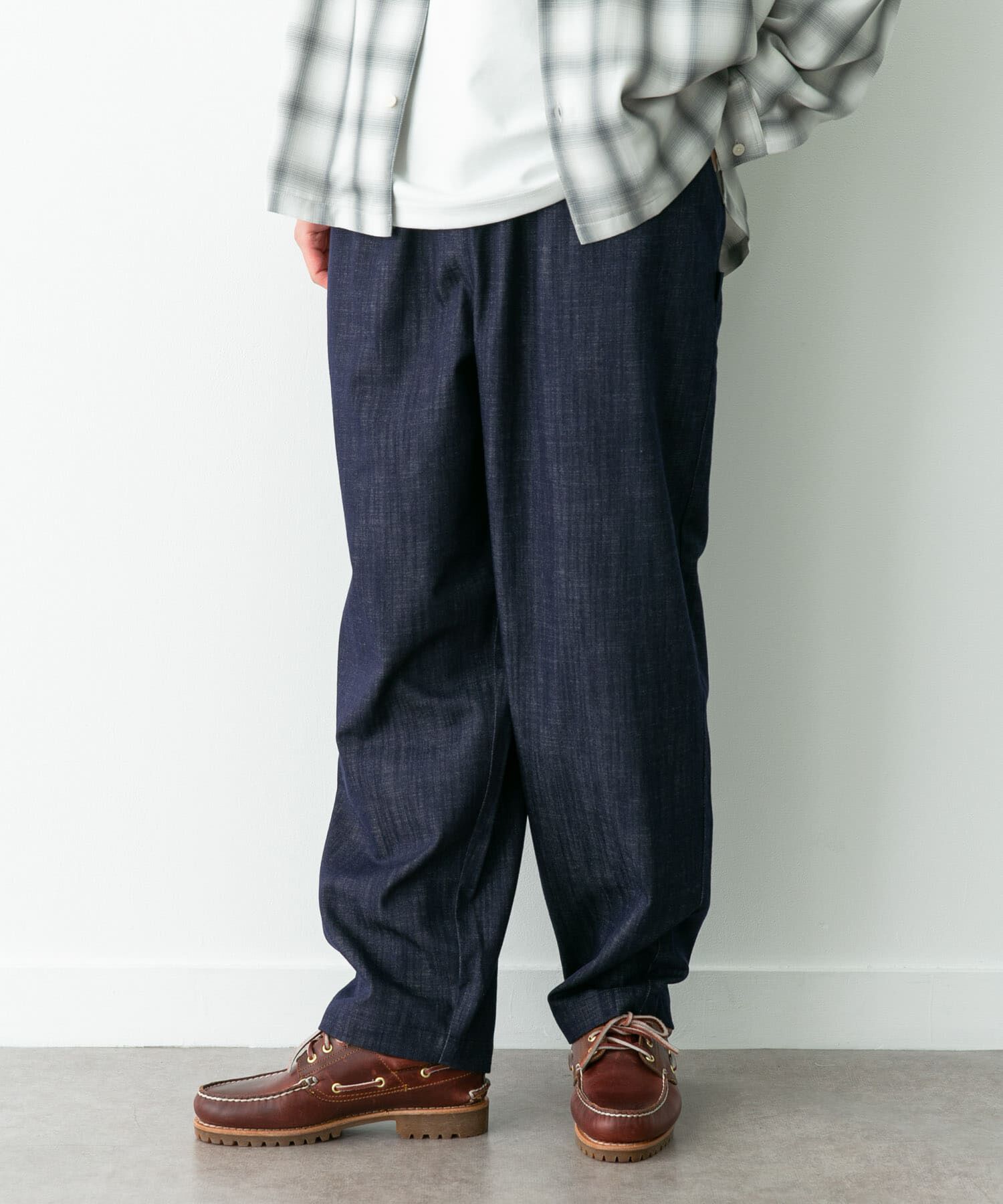 Sonny Label 「デニムライクイージーワイドパンツ」|デニム|