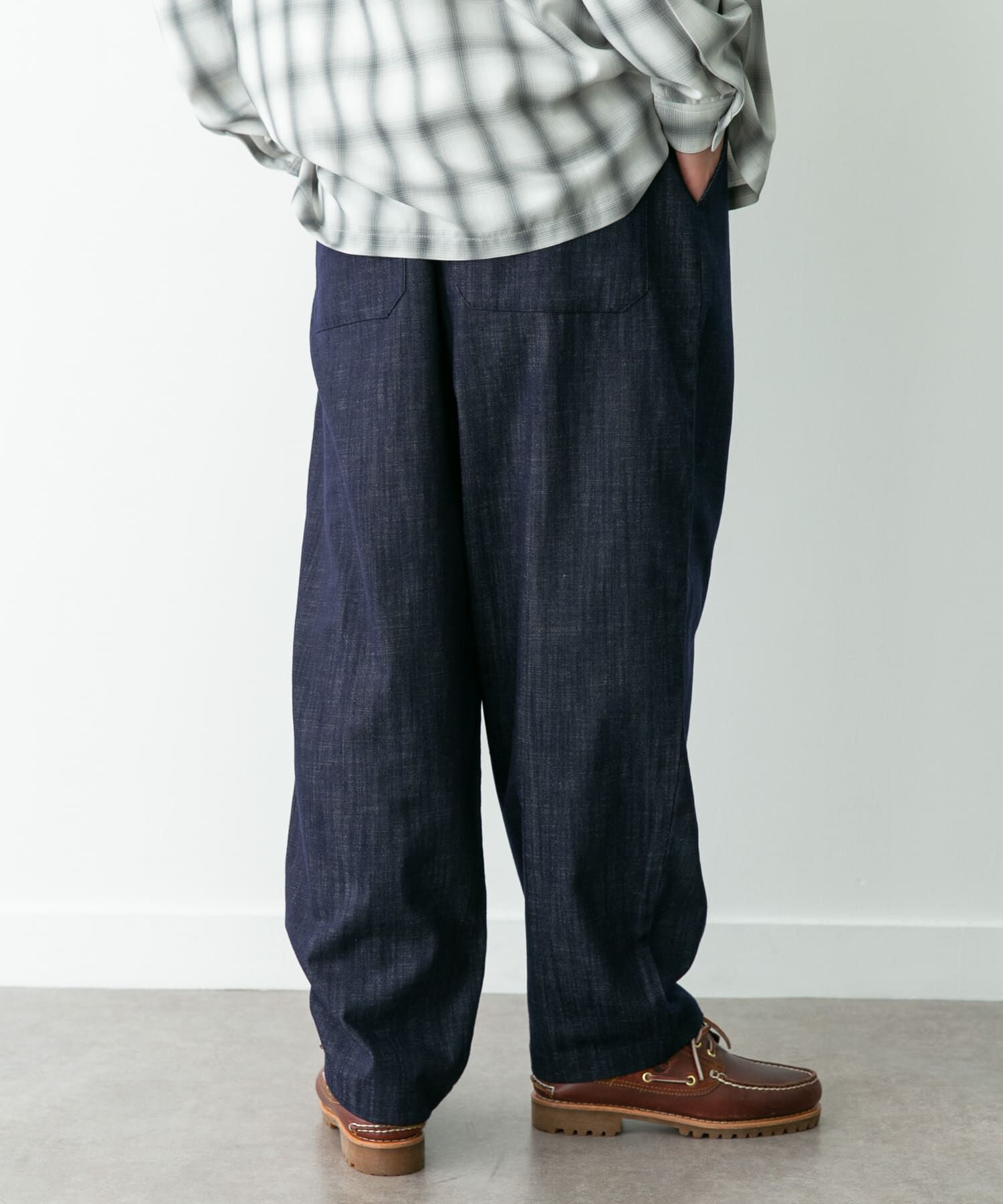 Sonny Label 「デニムライクイージーワイドパンツ」|デニム|