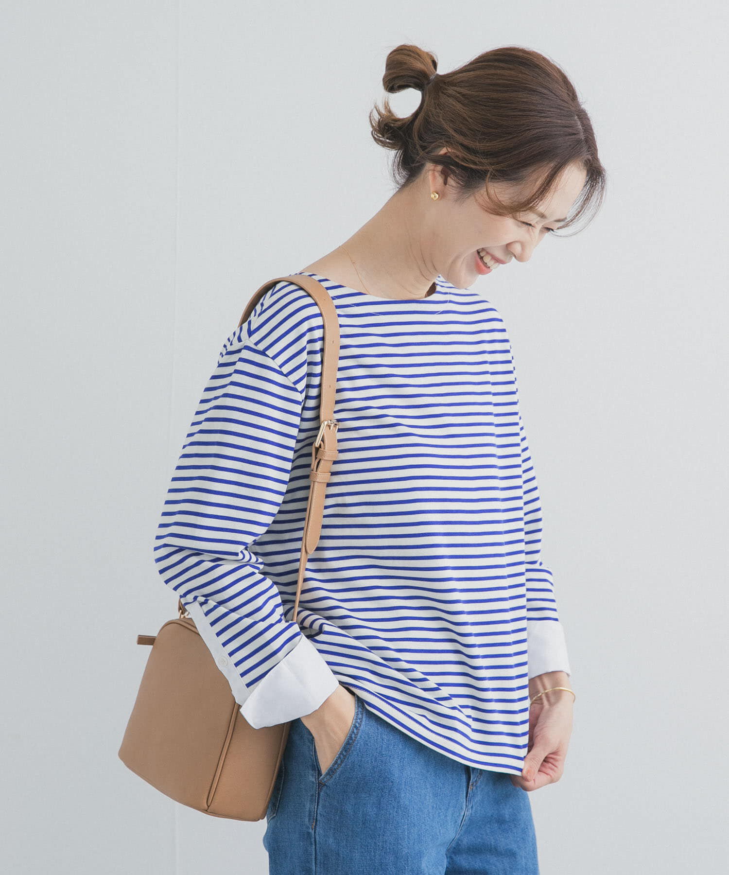 URBAN RESEARCH DOORS「カフスドッキングボーダープルオーバー」|Tシャツ・カットソー|