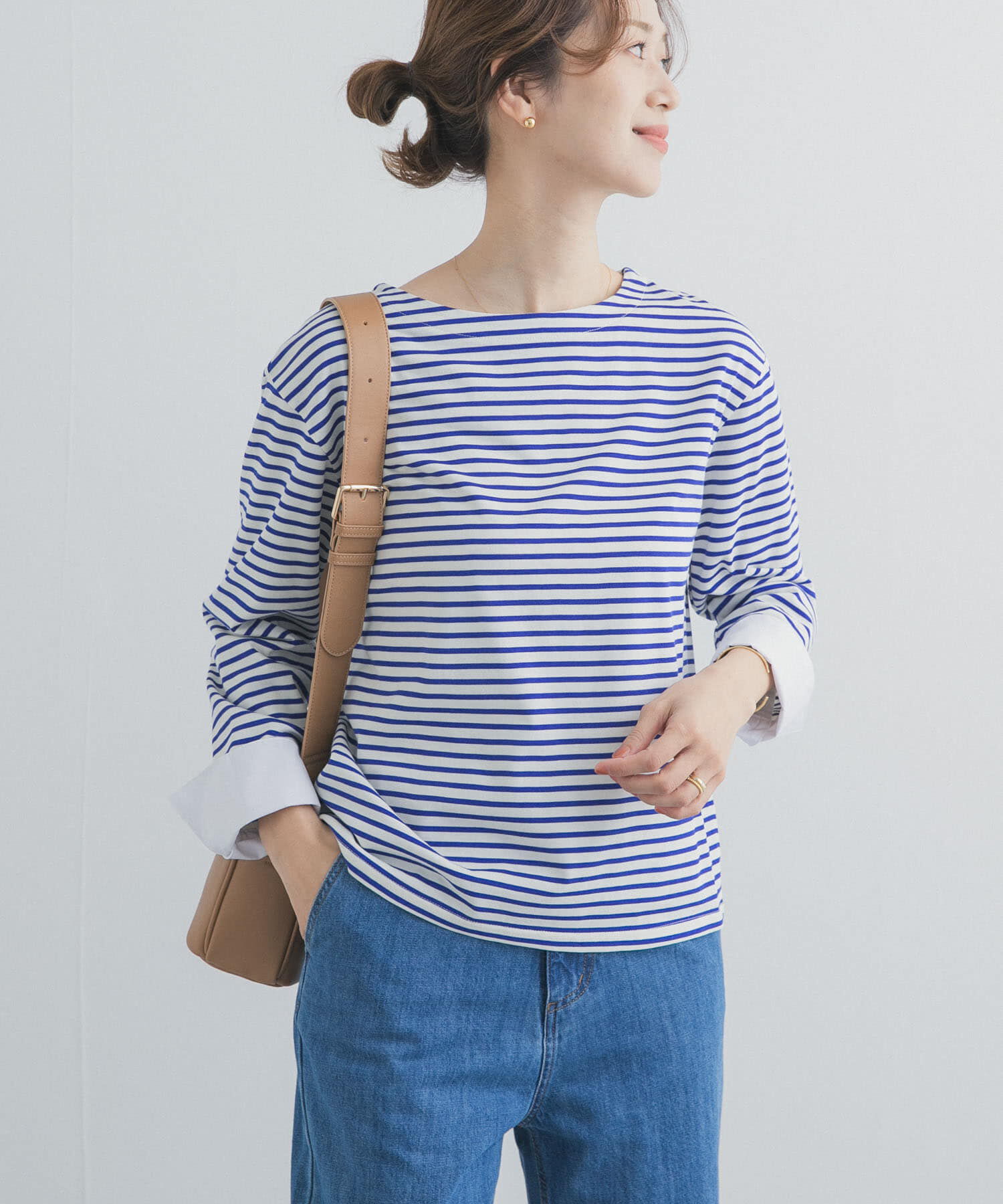 URBAN RESEARCH DOORS「カフスドッキングボーダープルオーバー」|Tシャツ・カットソー|