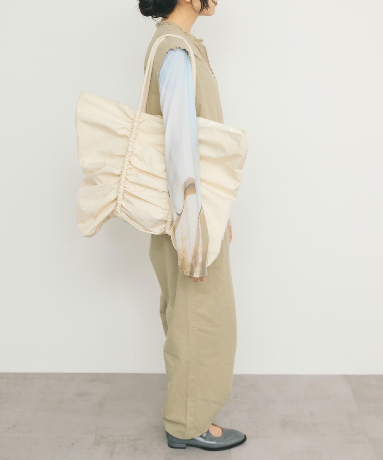  「ビッグショルダーギャザーBAG」|ショルダー・メッセンジャー|