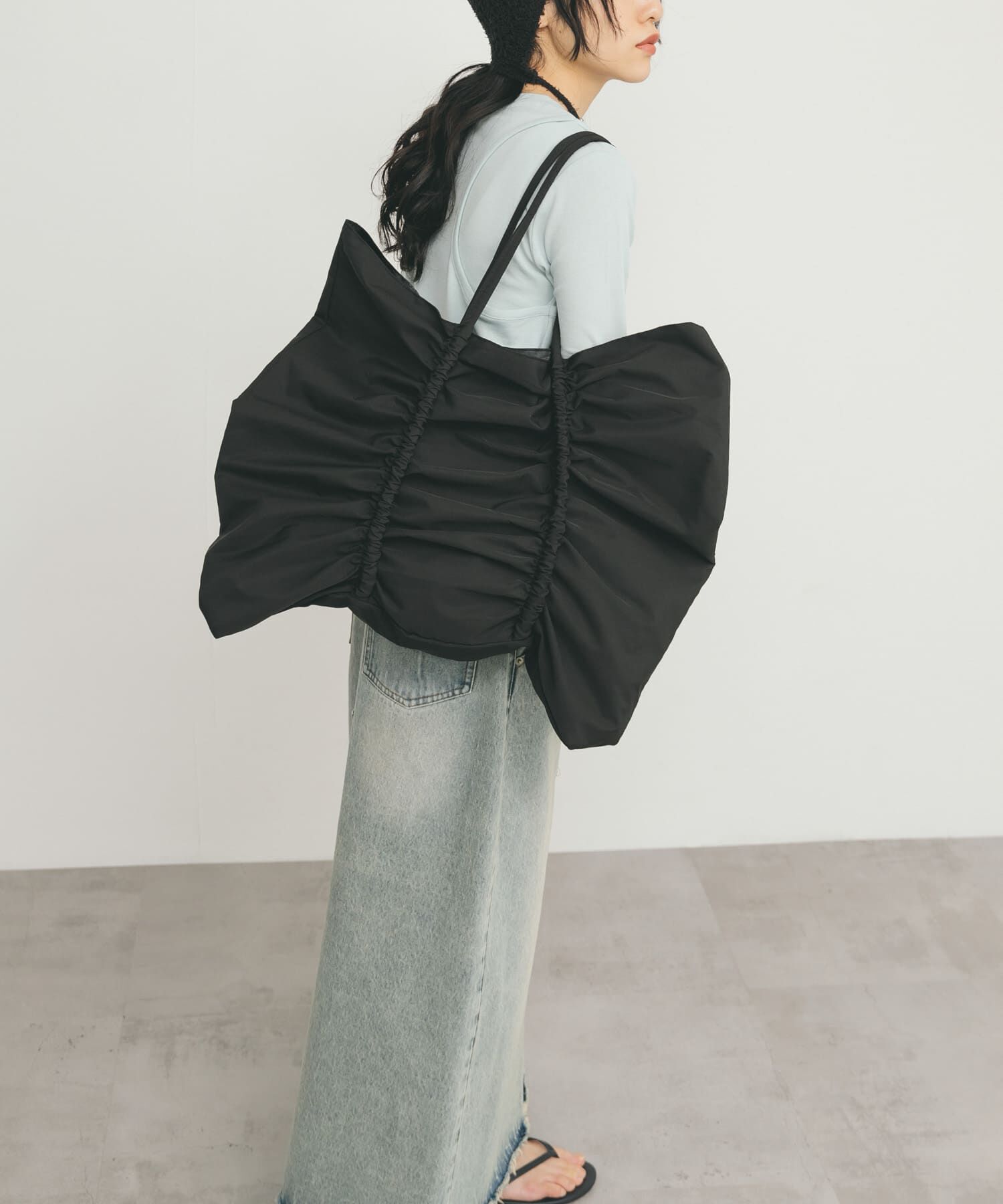  「ビッグショルダーギャザーBAG」|ショルダー・メッセンジャー|