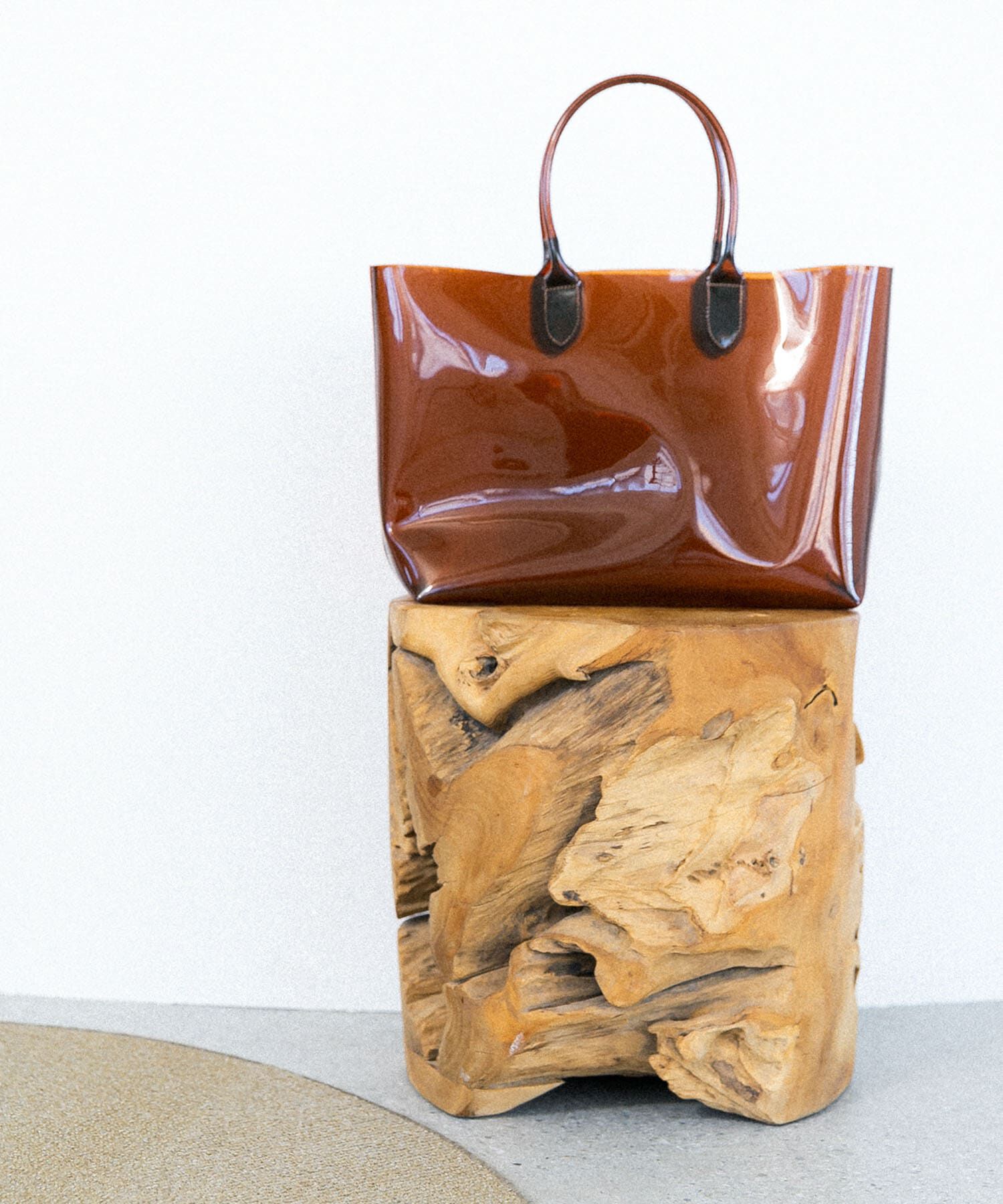  「クリアトートBAG」|トートバッグ|ブラウン