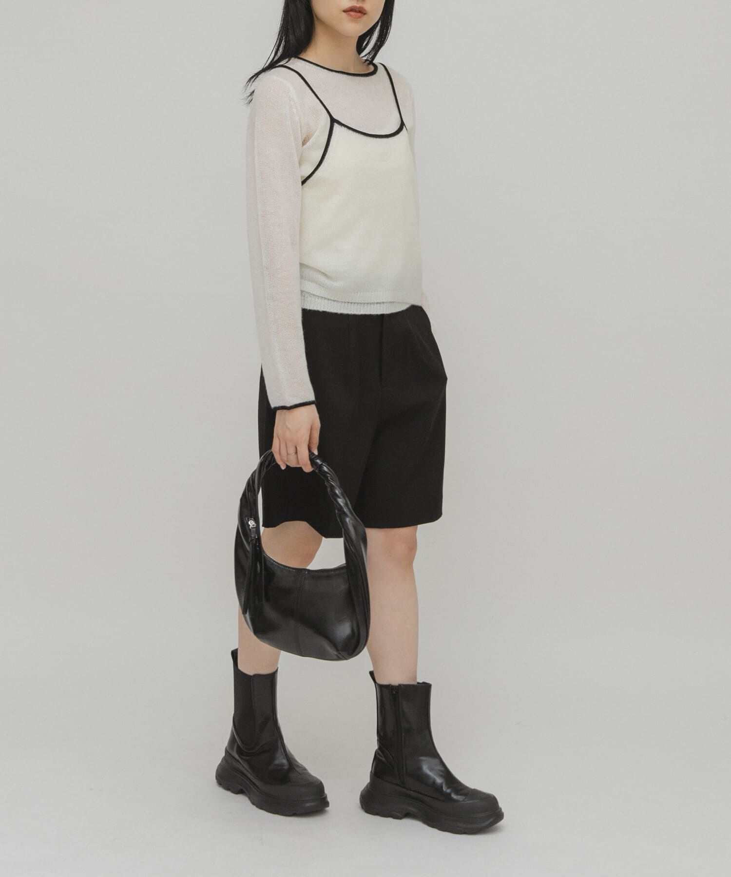  「ハンドルデザインサークルBAG」|ハンドバッグ|