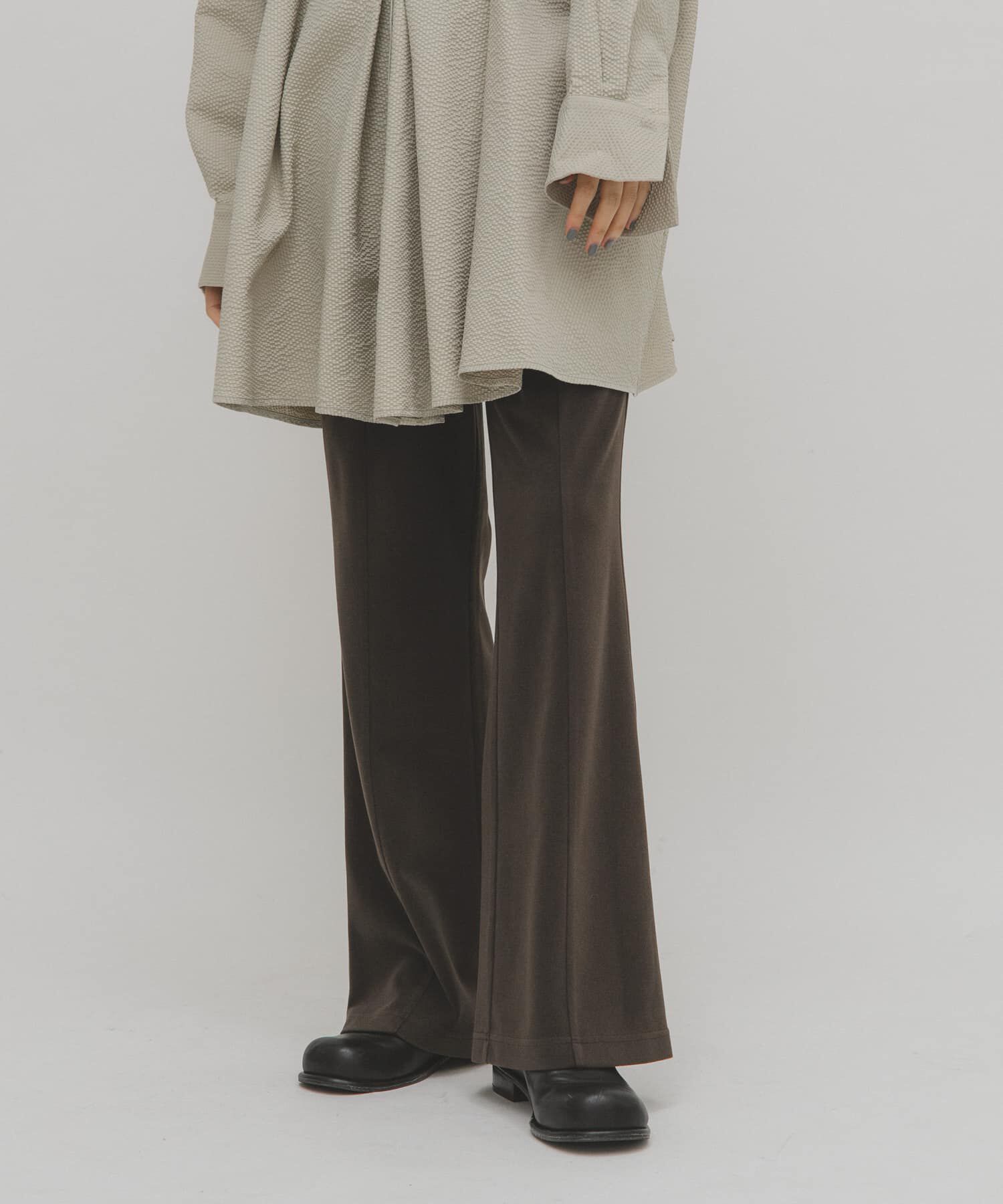  「イージーフレアパンツ」|その他|ダークブラウン