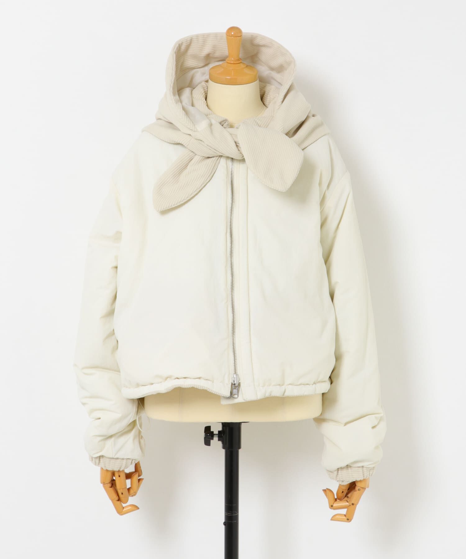  「リバーシブルパデッドジャケット」|ノーカラーコート|