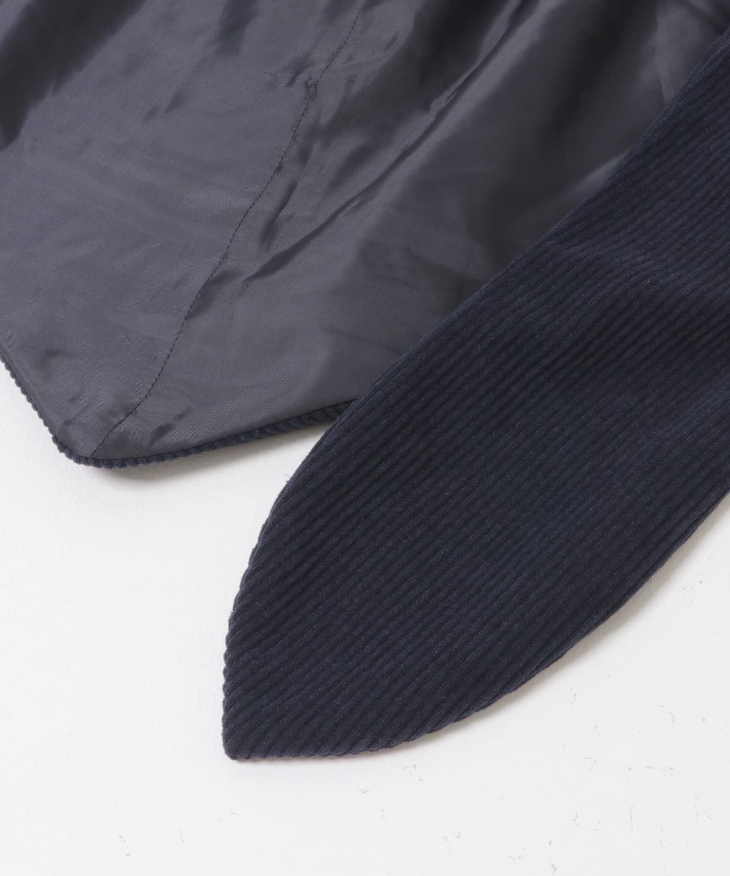  「リバーシブルパデッドジャケット」|ノーカラーコート|