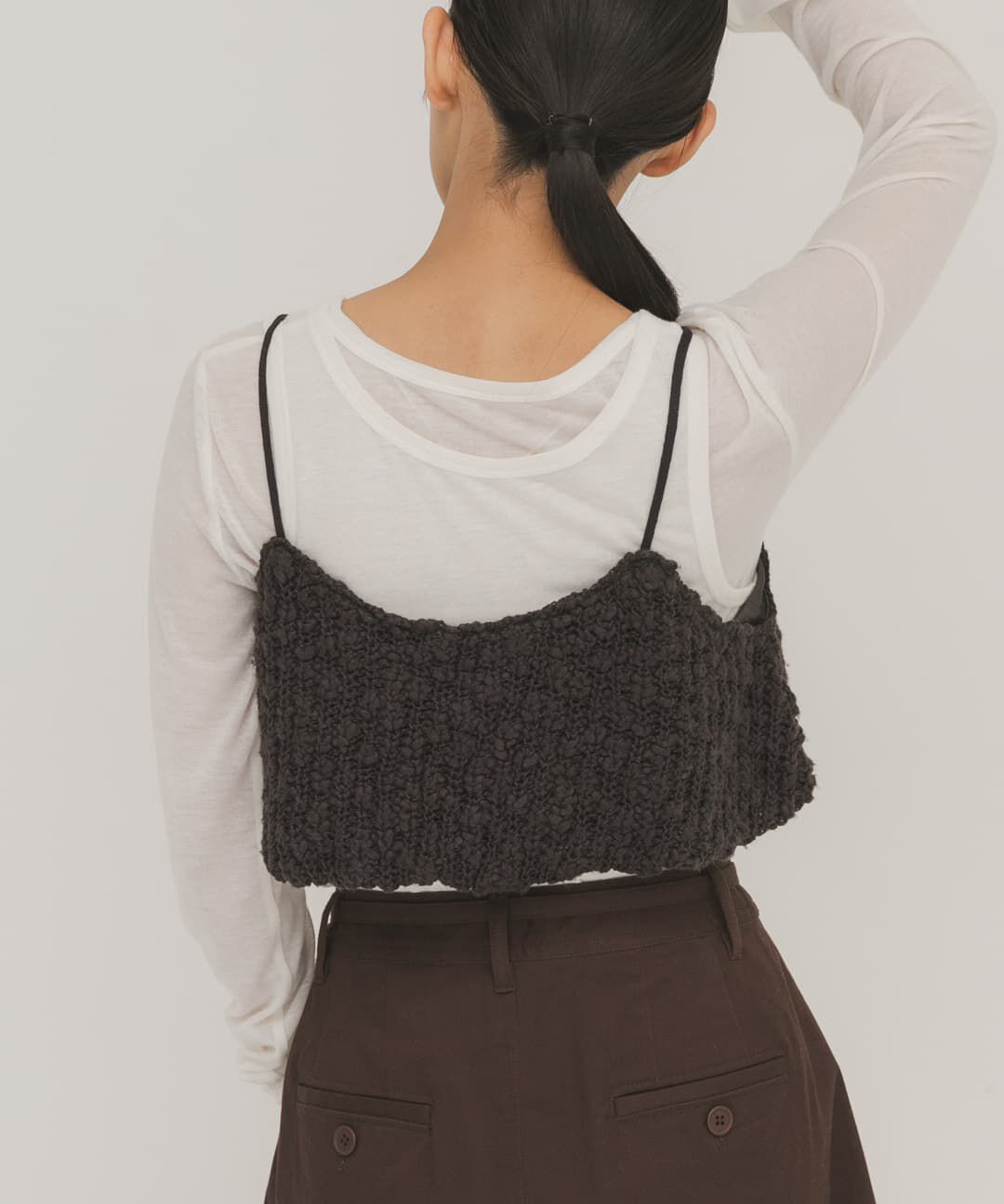  「バルーンニットビスチェ」|ニット・セーター|