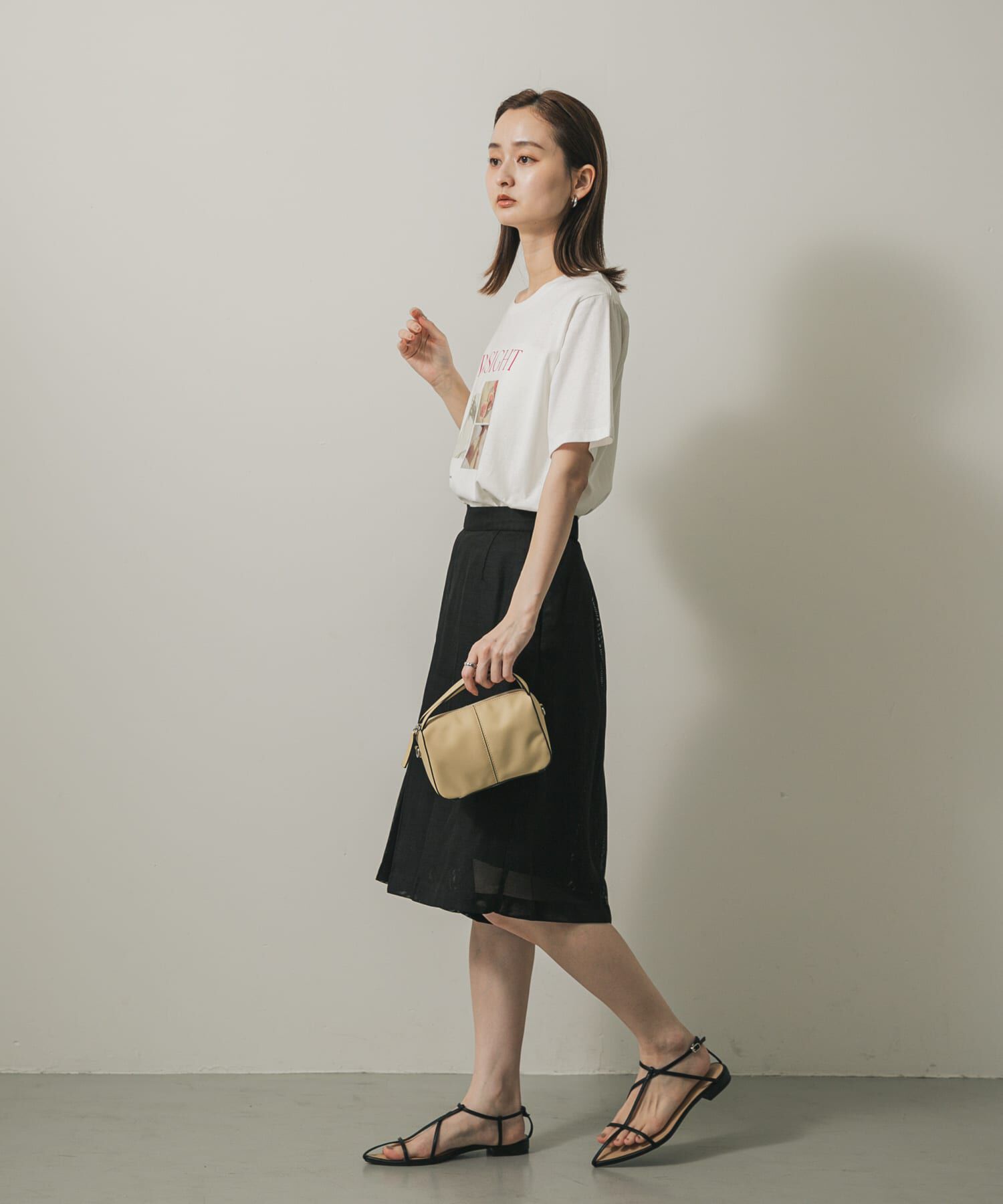 SENSE OF PLACE by URBAN RESEARCH「『防汚』2WAYセンターシームプチショルダーバッグ」|ハンドバッグ|