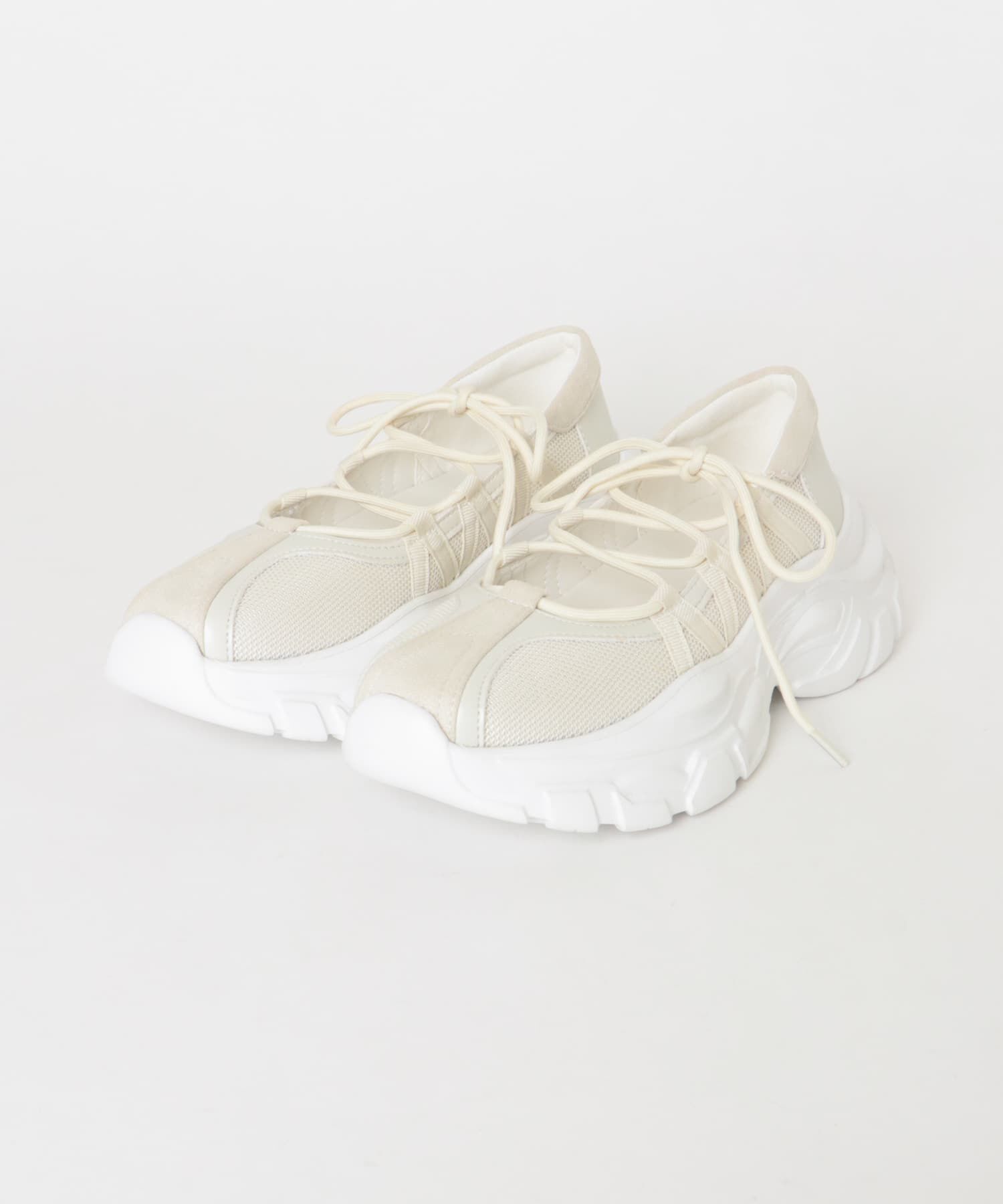 SENSE OF PLACE by URBAN RESEARCH「レースアップバレエスニーカー」|スニーカー|