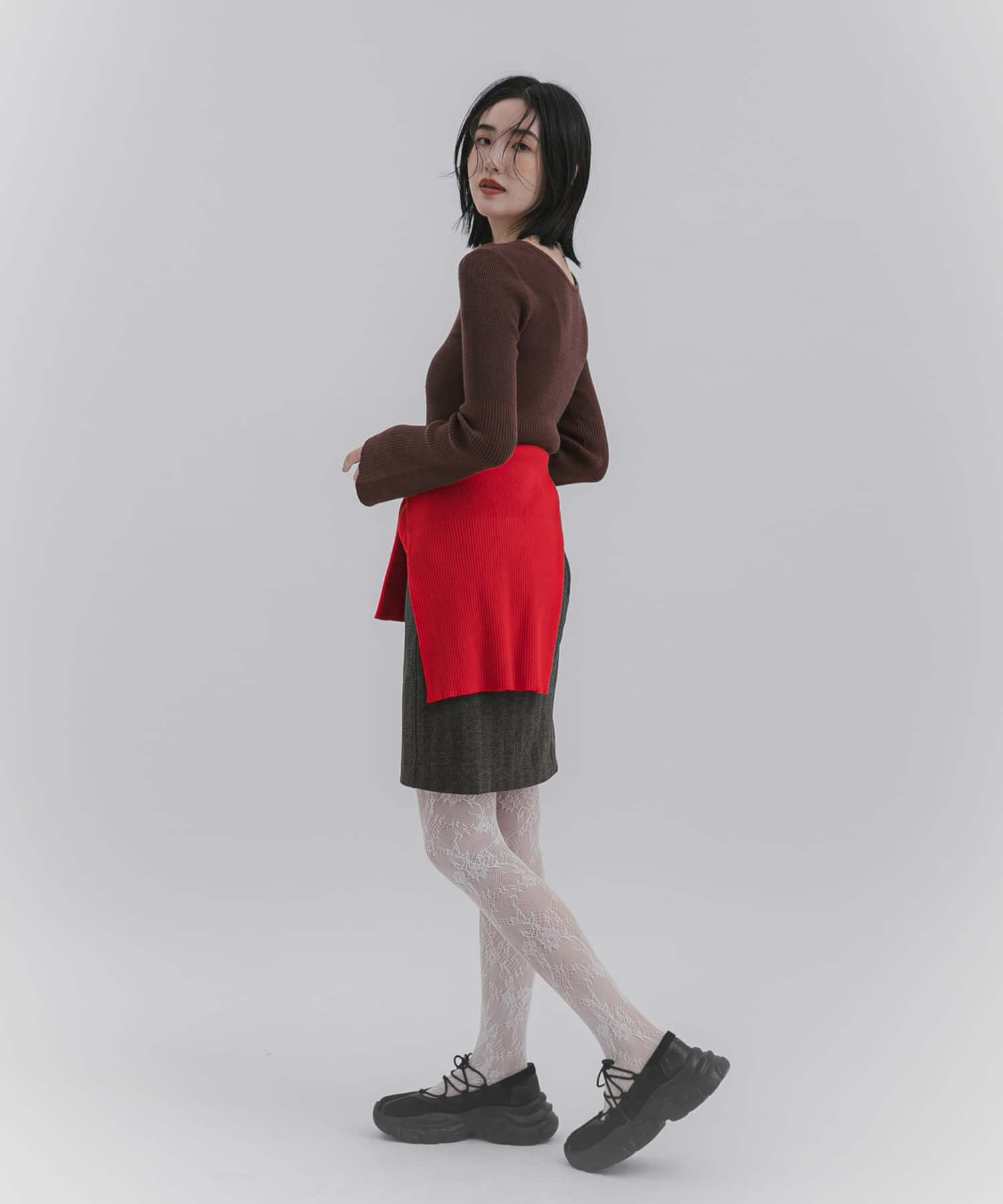 SENSE OF PLACE by URBAN RESEARCH「レースアップバレエスニーカー」|スニーカー|