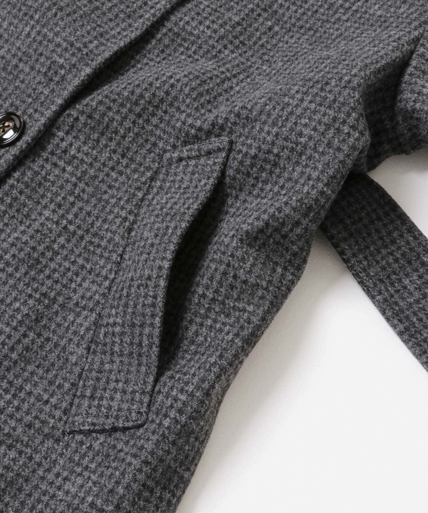 SENSE OF PLACE by URBAN RESEARCH「スタンドカラーロングコート」|ノーカラーコート|