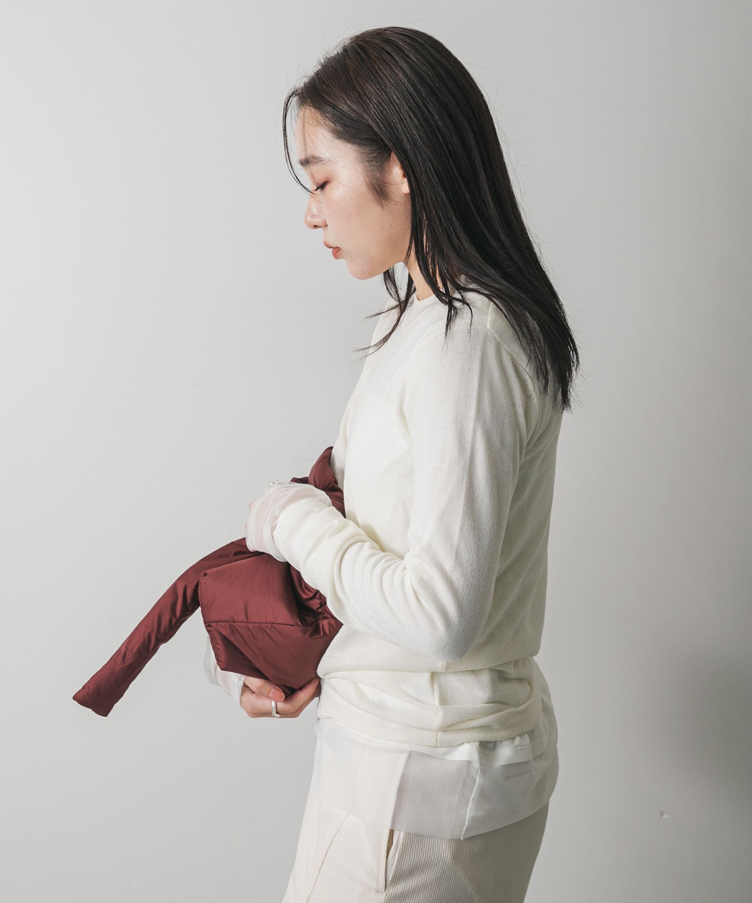 SENSE OF PLACE by URBAN RESEARCH「シアーハイネックセーター」|ニット・セーター|