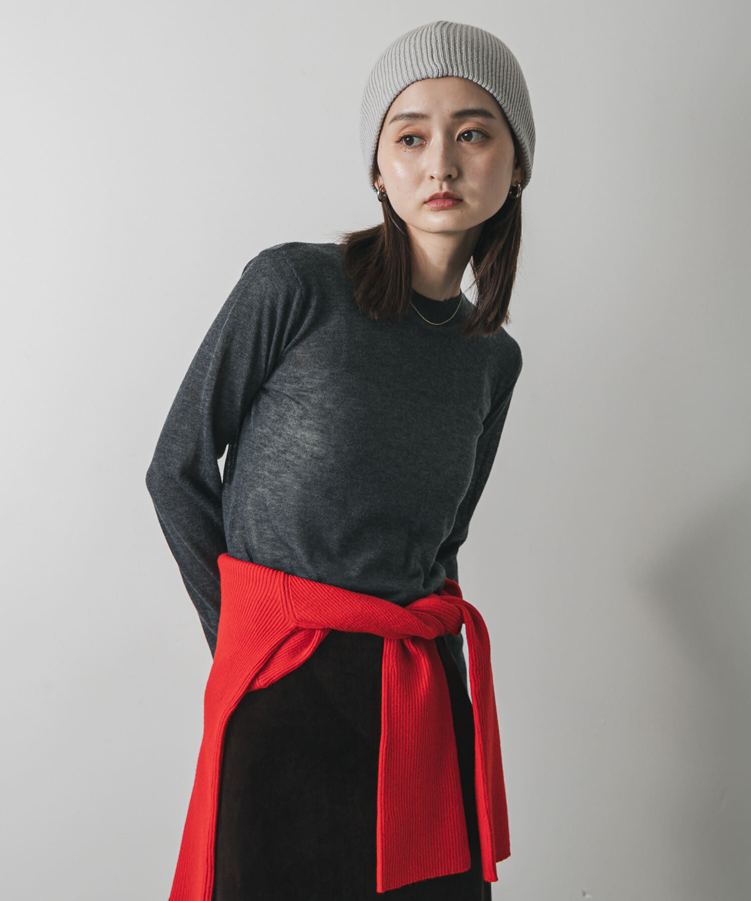 SENSE OF PLACE by URBAN RESEARCH「シアーハイネックセーター」|ニット・セーター|