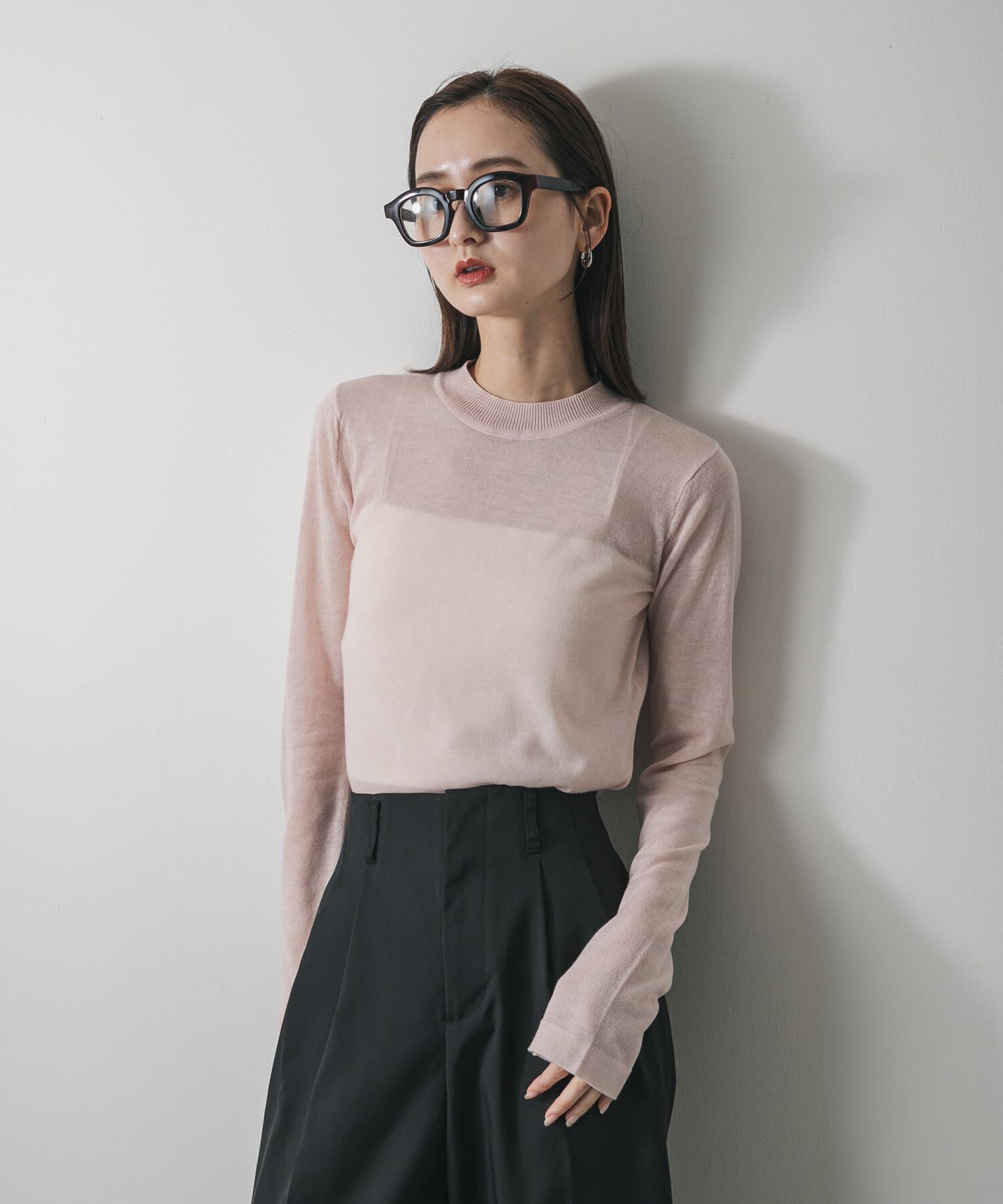 SENSE OF PLACE by URBAN RESEARCH「シアーハイネックセーター」|ニット・セーター|