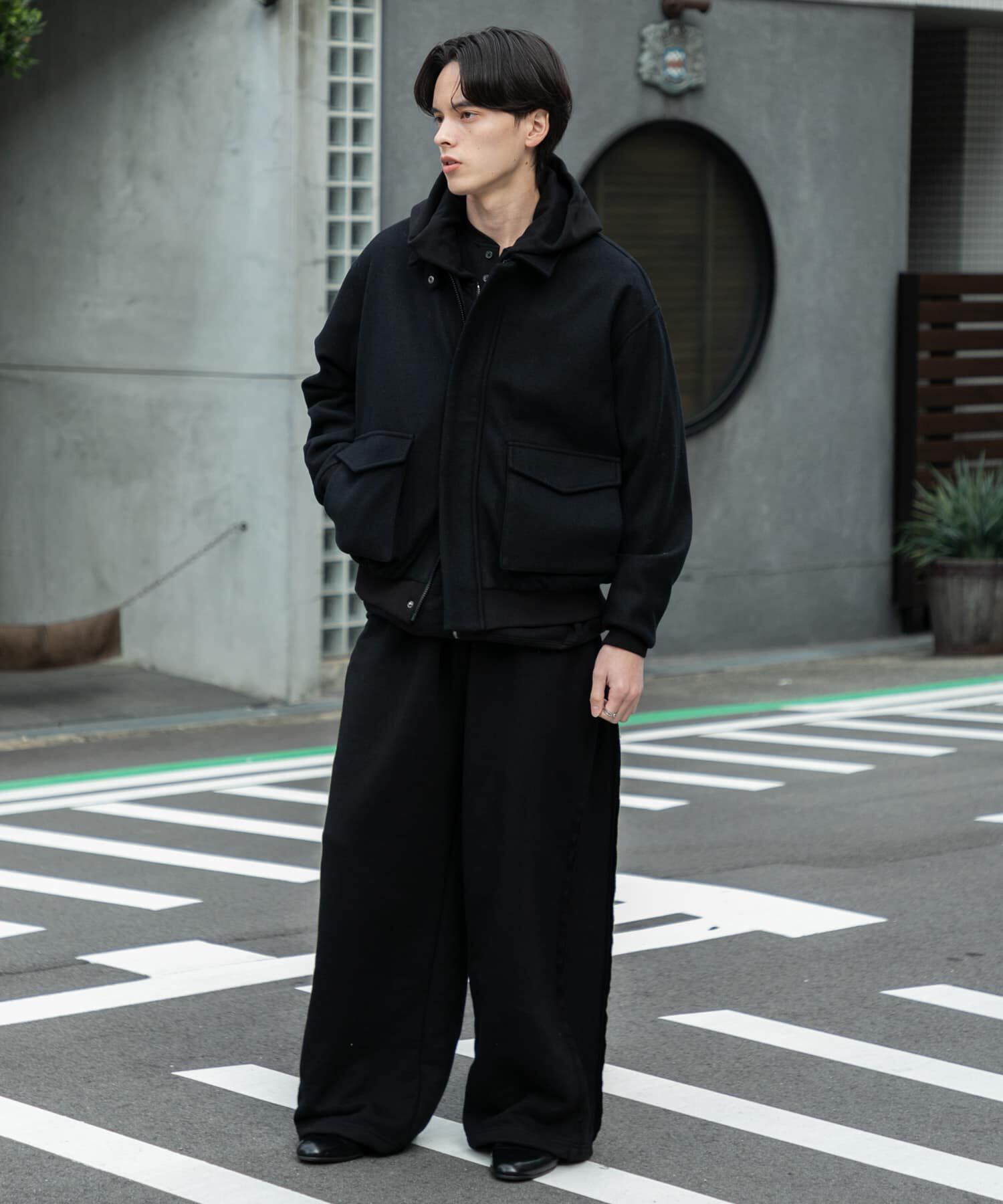 SENSE OF PLACE by URBAN RESEARCH「『UR TECH』カットメルトンブルゾン」|ブルゾン・スタジャン|