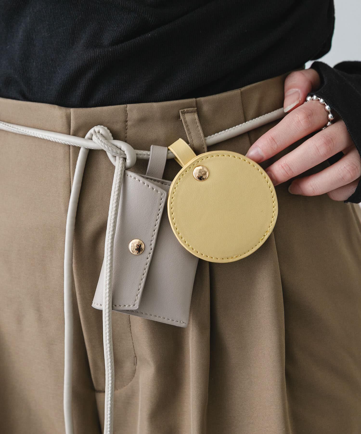 SENSE OF PLACE by URBAN RESEARCH「コンビカラーポーチツキベルト」|ベルト|ベージュ