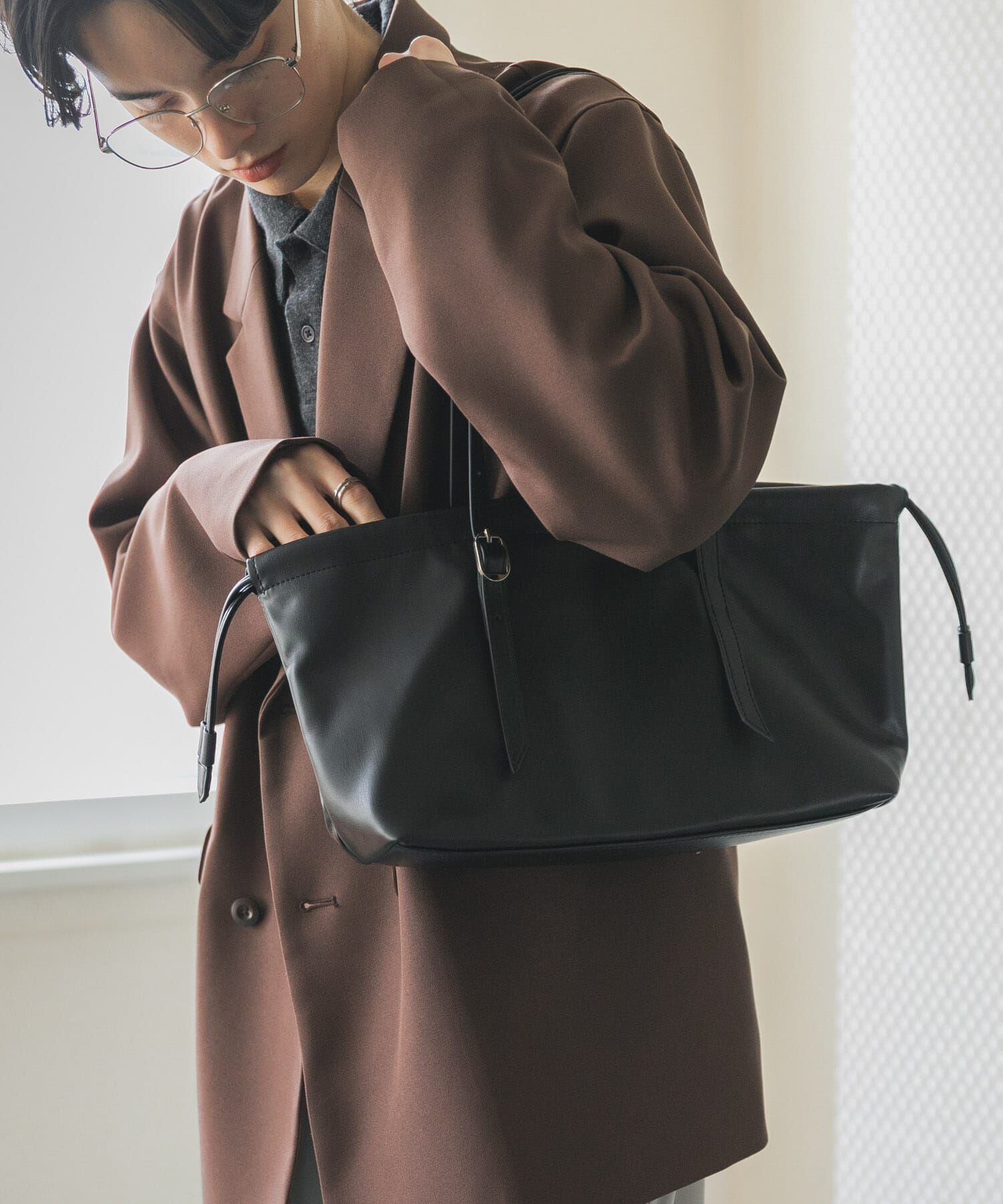 SENSE OF PLACE by URBAN RESEARCH「ロングハンドルキンチャクショルダーバッグ」|ショルダー・メッセンジャー|