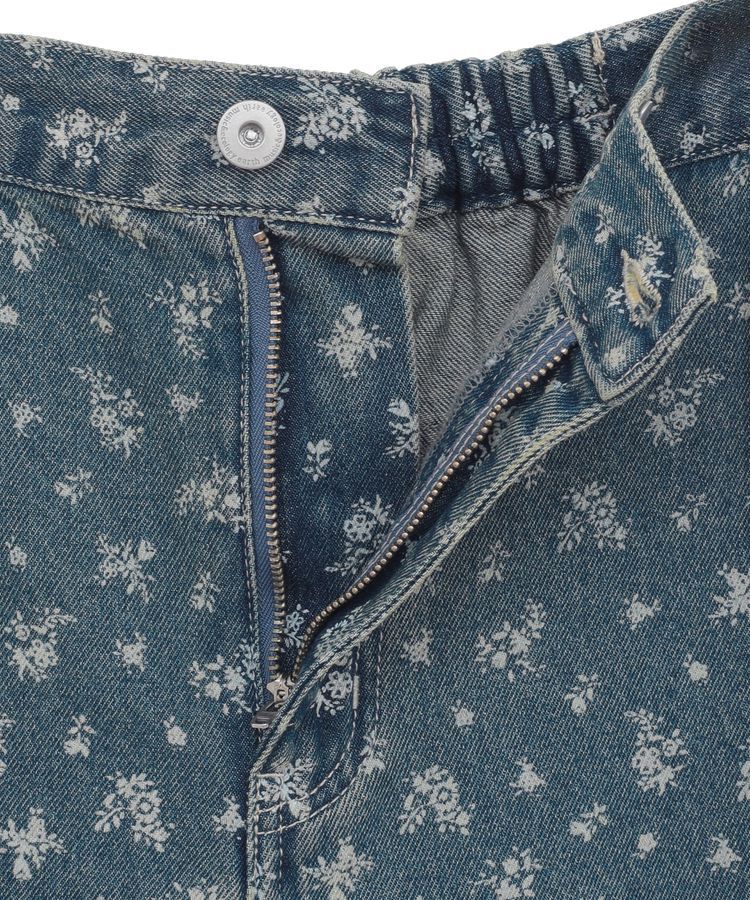 earth music&ecology「タックホックデニムパンツ」|デニム|