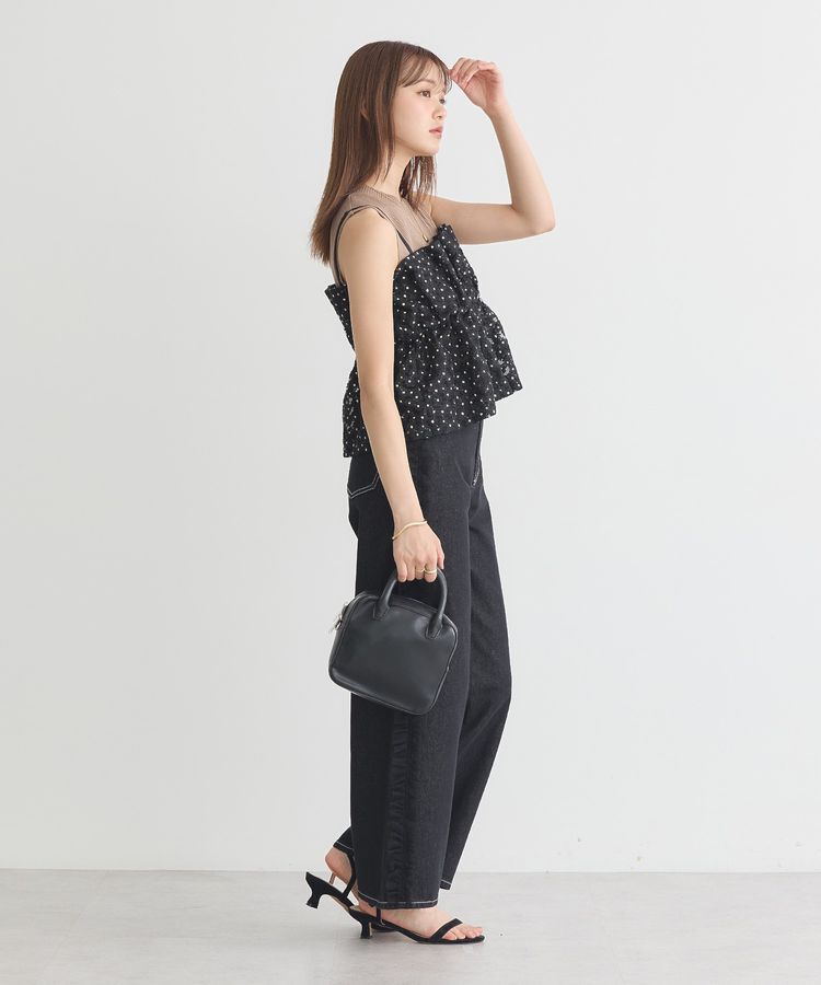 earth music&ecology「キラキラフラワー刺繍ビスチェ」|ベスト・ジレ|