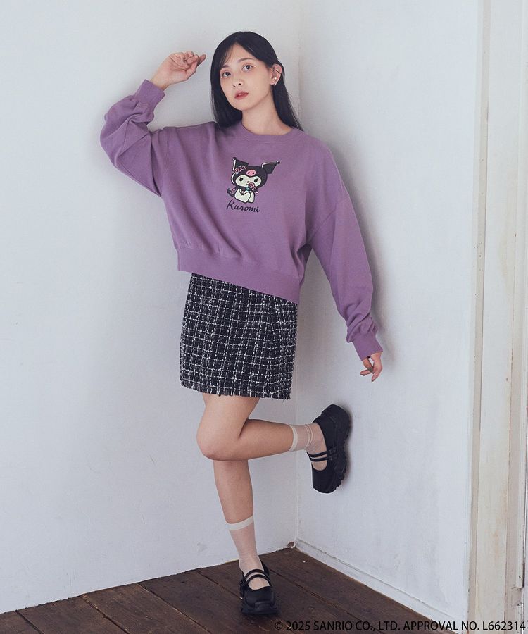 earth music&ecology「マイメロディ&クロミ/earth レトロアートスウェット」|スウェット・ジャージ|