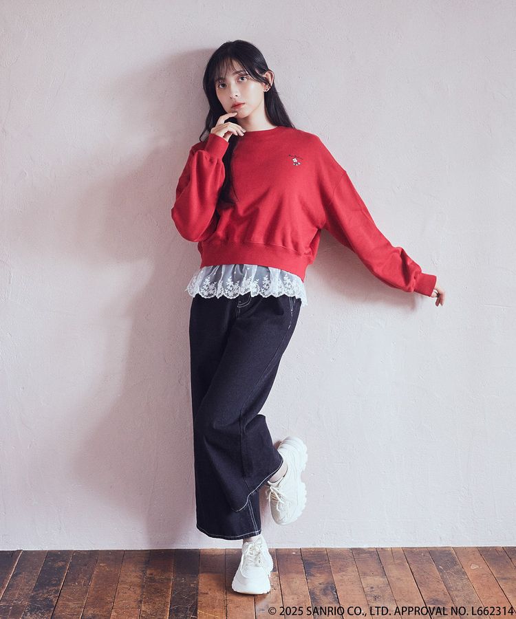 earth music&ecology「マイメロディ&クロミ/earth レトロアートスウェット」|スウェット・ジャージ|