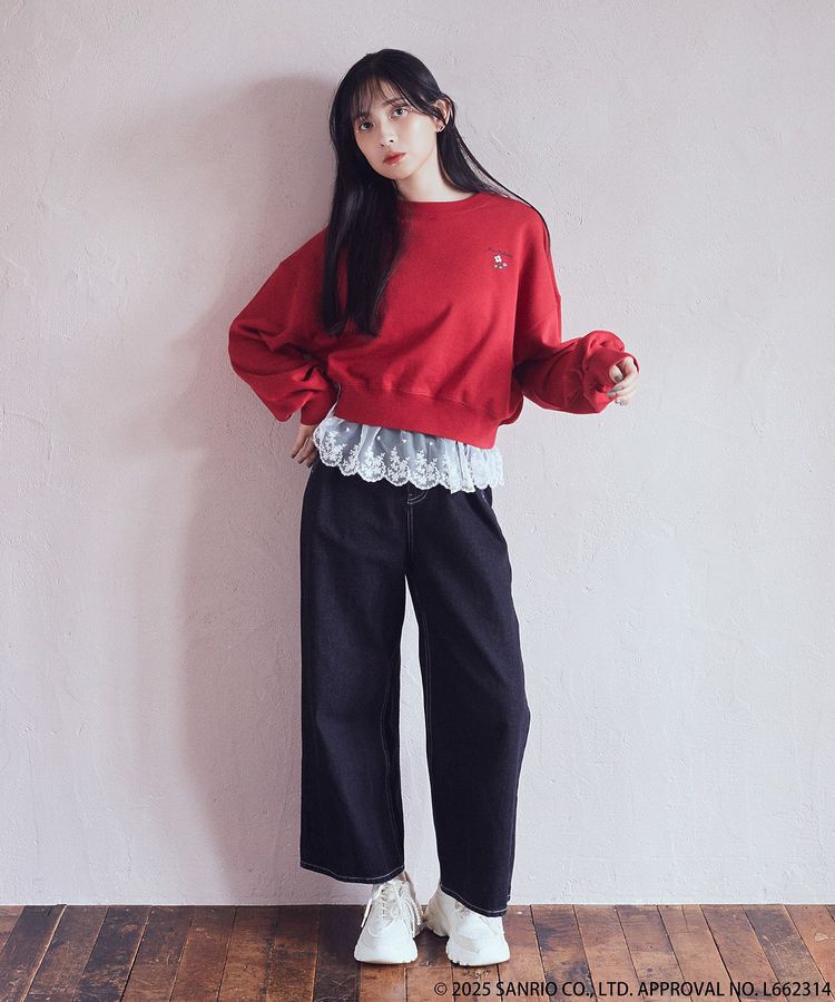 earth music&ecology「マイメロディ&クロミ/earth レトロアートスウェット」|スウェット・ジャージ|