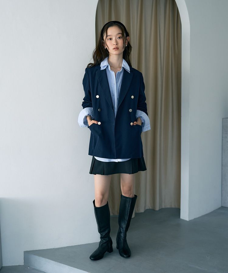 earth music&ecology「レイヤードストライプシャツ」|シャツ・ブラウス|