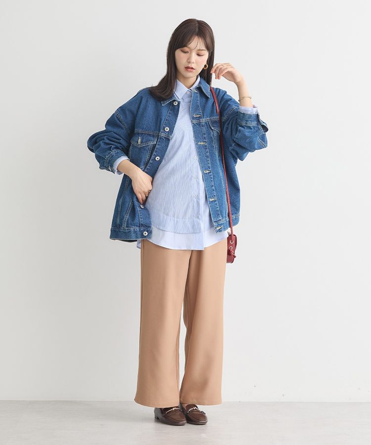 earth music&ecology「レイヤードストライプシャツ」|シャツ・ブラウス|